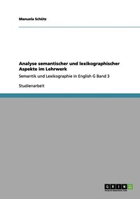 bokomslag Analyse semantischer und lexikographischer Aspekte im Lehrwerk