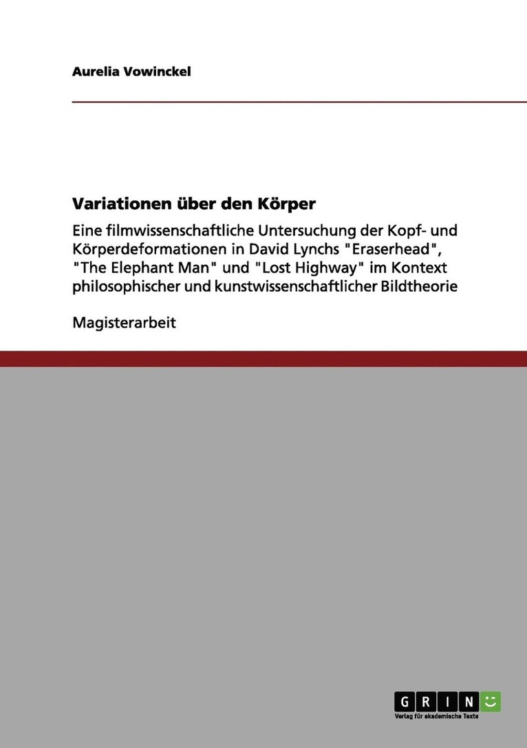 Variationen über den Körper
