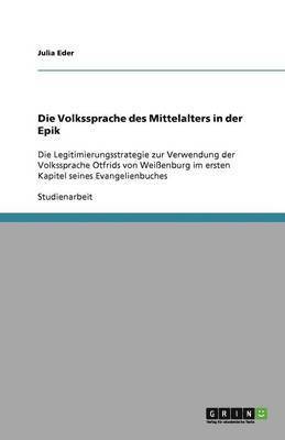 Julia Eder - Volkssprache des Mittelalters in der Epik, Häftad