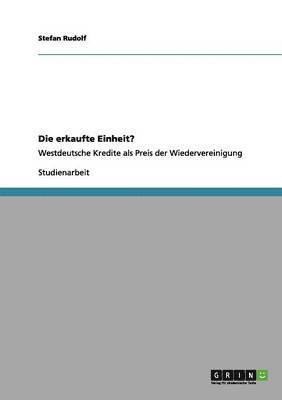 bokomslag erkaufte Einheit?