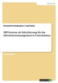 bokomslag ERP-Systeme als Erleichterung für das Informationsmanagement in Unternehmen
