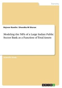 bokomslag Modeling the NPA of a Large Indian Public Sector Bank as a Function of Total Assets