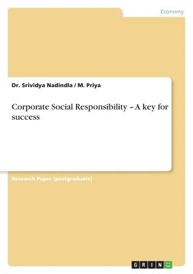 bokomslag Corporate Social Responsibility - A key for success