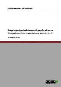 bokomslag Propriozeptionstraining nach Inversionstrauma