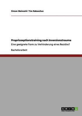 bokomslag Propriozeptionstraining nach Inversionstrauma