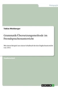 bokomslag Grammatik-Übersetzungsmethode im Fremdsprachenunterricht