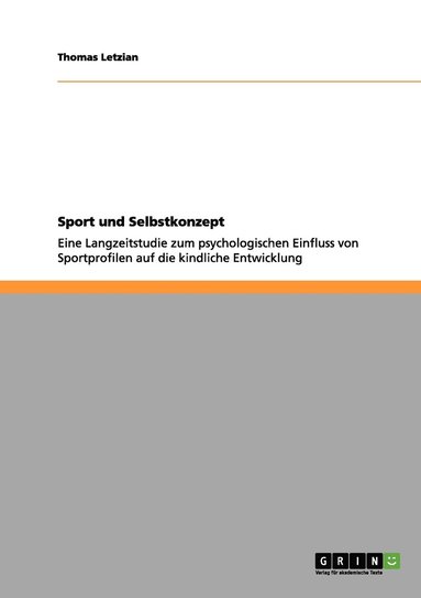 bokomslag Sport und Selbstkonzept