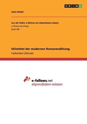 bokomslag Stilmittel der modernen Romanerzählung