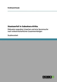 bokomslag Staatszerfall in Subsahara-Afrika
