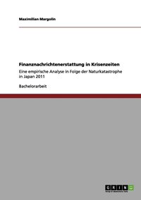 bokomslag Finanznachrichtenerstattung in Krisenzeiten