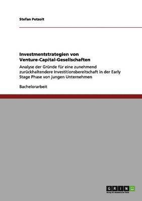 Stefan Petzolt - Investmentstrategien von Venture-Capital-Gesellschaften, Häftad