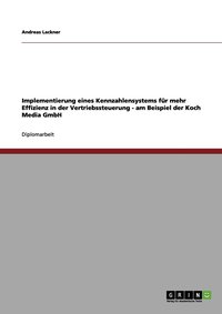 bokomslag Implementierung eines Kennzahlensystems fr mehr Effizienz in der Vertriebssteuerung - am Beispiel der Koch Media GmbH