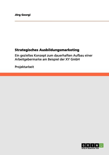 bokomslag Strategisches Ausbildungsmarketing