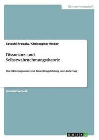 bokomslag Dissonanz- und Selbstwahrnehmungstheorie