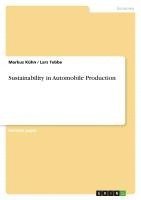 bokomslag Sustainability in Automobile Production