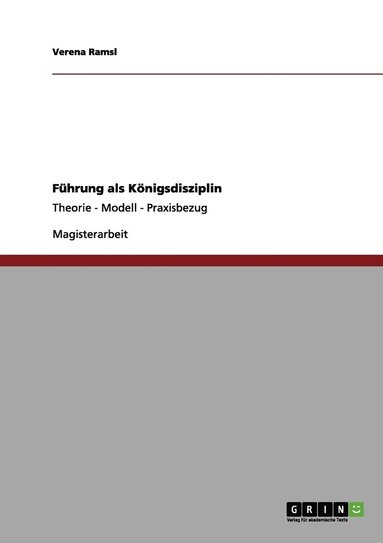 bokomslag Führung als Königsdisziplin