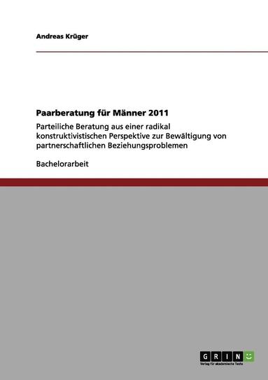 bokomslag Paarberatung Fur Manner 2011