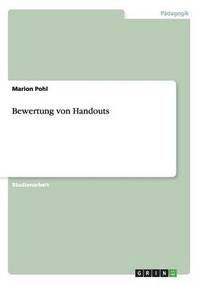 bokomslag Bewertung von Handouts