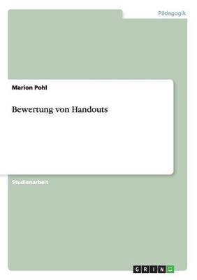 bokomslag Bewertung von Handouts