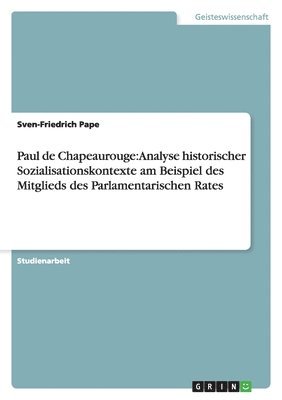 bokomslag Paul de Chapeaurouge
