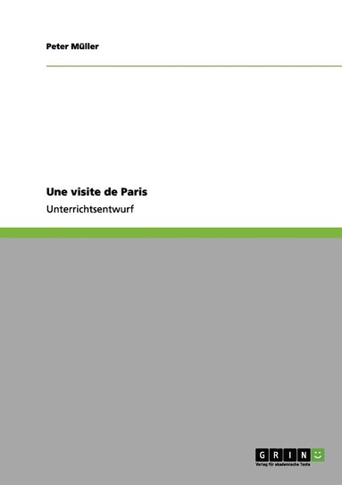 bokomslag Une visite de Paris