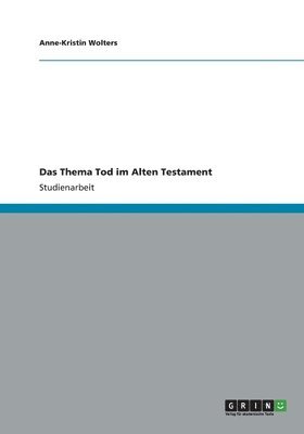 bokomslag Thema Tod im Alten Testament