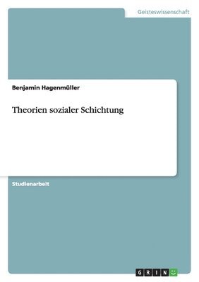 bokomslag Theorien sozialer Schichtung