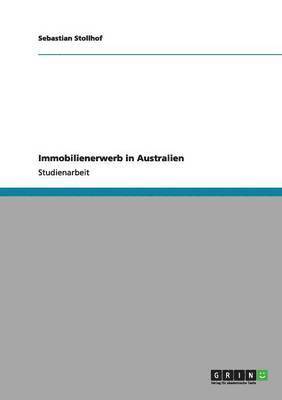 bokomslag Immobilienerwerb in Australien