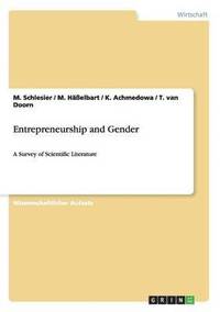bokomslag Entrepreneurship and Gender