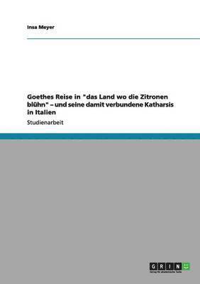 bokomslag Goethes Reise in &quot;das Land wo die Zitronen blhn&quot; - und seine damit verbundene Katharsis in Italien