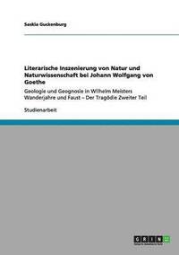 bokomslag Literarische Inszenierung Von Natur Und Naturwissenschaft Bei Johann Wolfgang Von Goethe