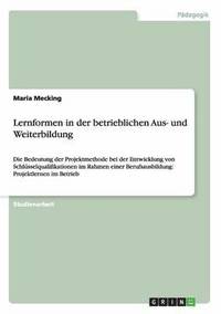 bokomslag Lernformen in der betrieblichen Aus- und Weiterbildung