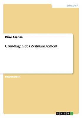 Grundlagen des Zeitmanagement 1