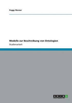 bokomslag Modelle zur Beschreibung von Ontologien