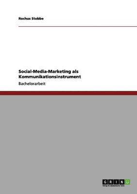 bokomslag Social-Media-Marketing als Kommunikationsinstrument