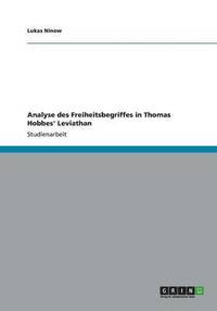 bokomslag Analyse des Freiheitsbegriffes in Thomas Hobbes' Leviathan