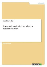 bokomslag Stress und Motivation im Job - ein Zusammenspiel?