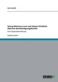 bokomslag Georg Büchners Lenz und  Johann Friedrich Oberlins Rechtfertigungsbericht