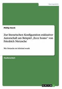 bokomslag Zur literarischen Konfiguration exklusiver Autorschaft am Beispiel &quot;Ecce homo&quot; von Friedrich Nietzsche