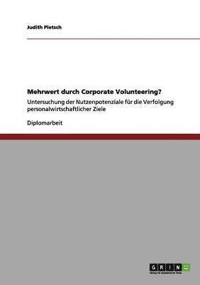 bokomslag Corporate Volunteering als Instrument der Personalarbeit