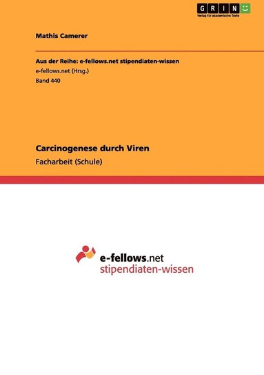 bokomslag Carcinogenese durch Viren