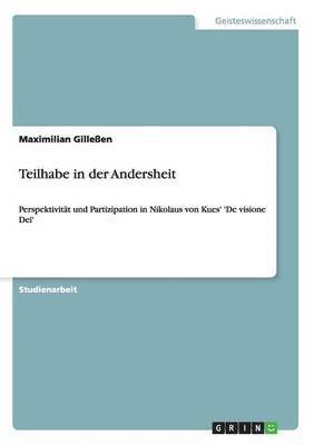 Maximilian Gilleßen - Teilhabe in der Andersheit, Häftad