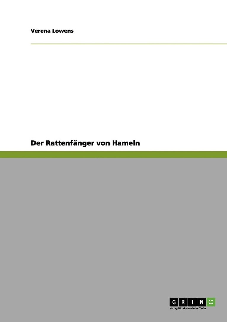 Der Rattenfnger von Hameln 1