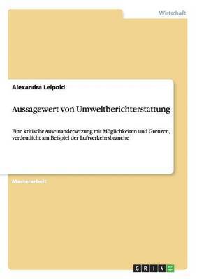 bokomslag Aussagewert von Umweltberichterstattung