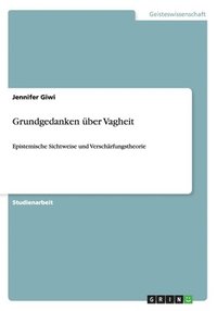 bokomslag Grundgedanken über Vagheit