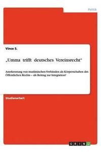 bokomslag "Umma ¿trifft ¿deutsches ¿Vereinsrecht"
