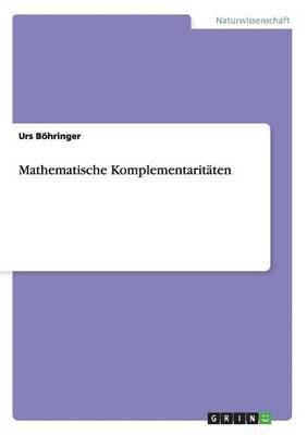 bokomslag Mathematische Komplementaritten