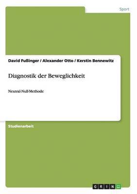 bokomslag Diagnostik der Beweglichkeit