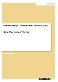 bokomslag Role Motivation Theory