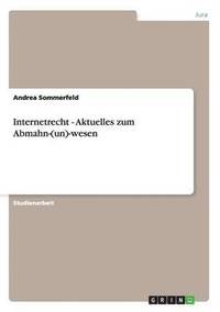 bokomslag Internetrecht - Aktuelles zum Abmahn-(un)-wesen